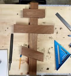 Handcrafted 24" Mahogany Byzantine Cross – Sacred Symbol of Faith and Tradition