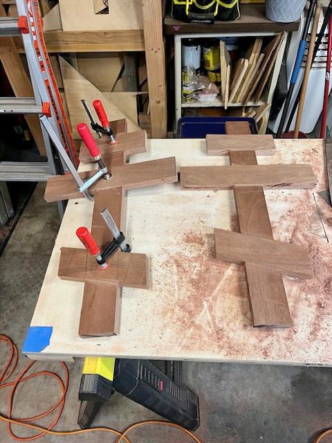 Handcrafted 24" Mahogany Byzantine Cross – Sacred Symbol of Faith and Tradition