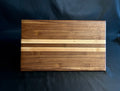 Handcrafted Walnut Cutting Board with Maple Inlay